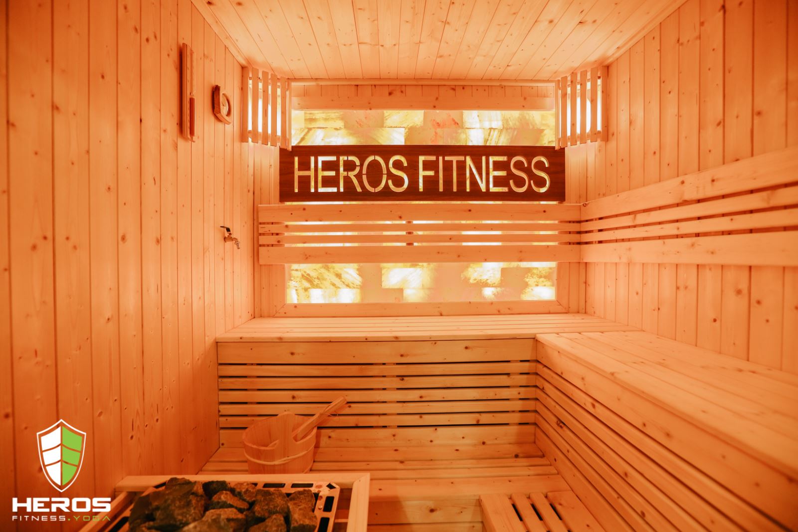 Phòng xông hơi đá muối Himalaya "xịn xò" tại Heros Fitness & Yoga