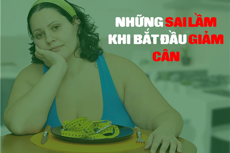 NHỮNG QUAN NIỆM SAI LẦM KHI BẮT ĐẦU GIẢM CÂN
